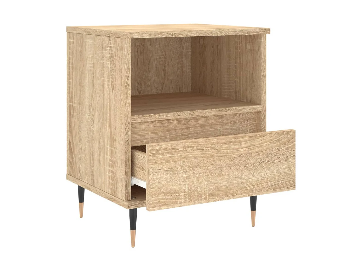 Nachttisch Nachtschrank Sonoma-Eiche 40x35x50 cm Holzwerkstoff -RN67047