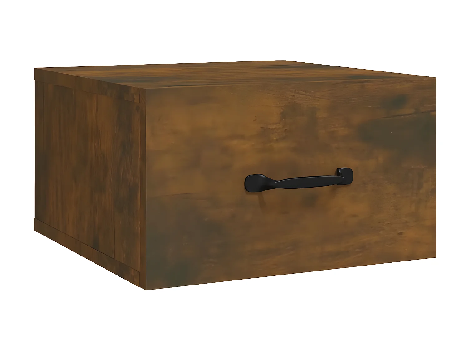 Wand-Nachttisch Nachtschrank Räuchereiche 35x35x20 cm -RN26022