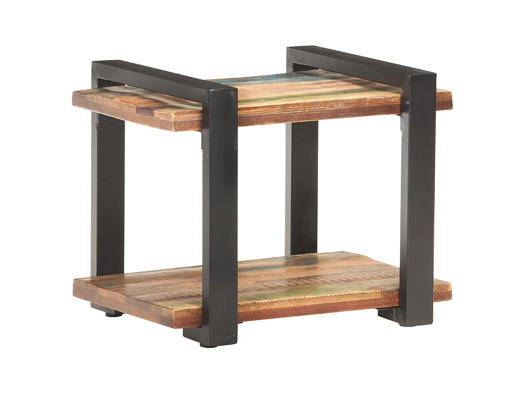 Nachttisch Nachtschrank 50x40x40 cm Recyceltes Massivholz -RN32865