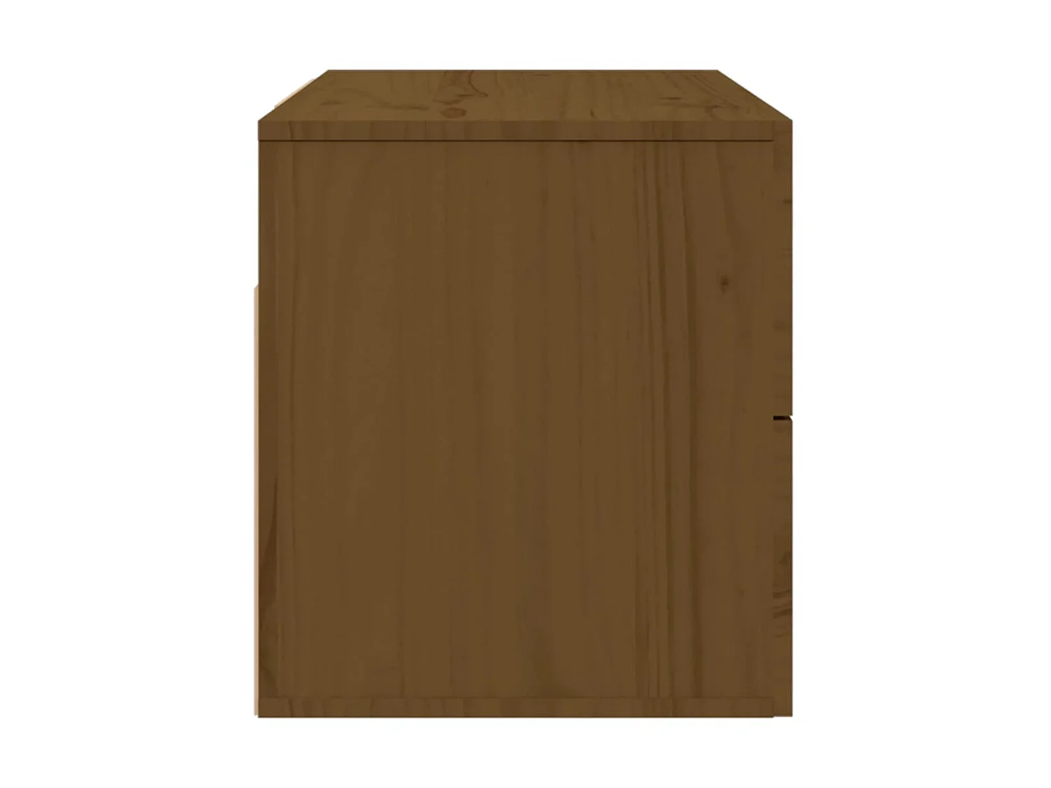 2er-Set Wand-Nachttische Nachtschrank Honigbraun 50x36x40 cm -RN78401