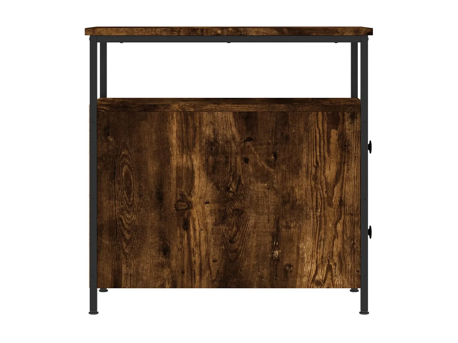 Nachttisch Nachtschrank Räuchereiche 30x60x60 cm Holzwerkstoff -RN34301