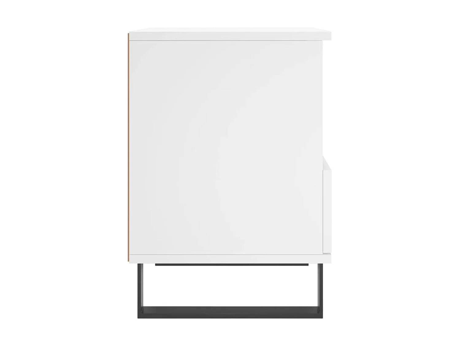 Nachttisch Nachtschrank Weiß 40x35x50 cm Holzwerkstoff -RN51128