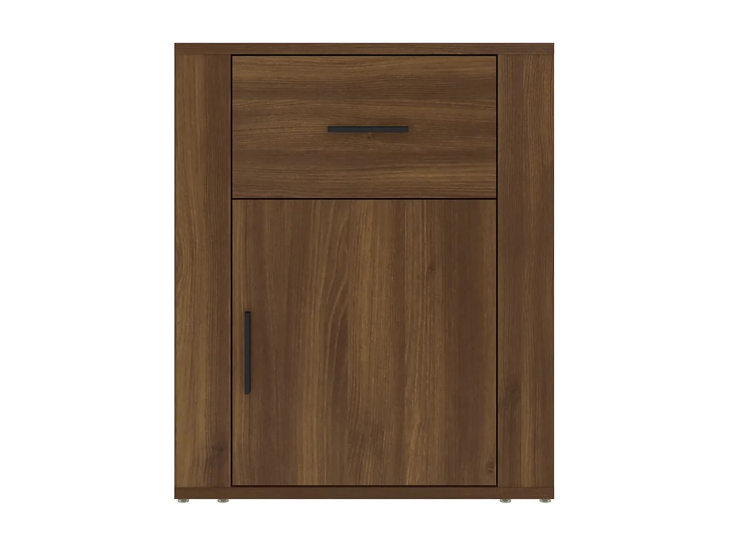 Nachttisch Nachtschrank Braun Eichen-Optik 50x36x60 cm Holzwerkstoff -RN13169