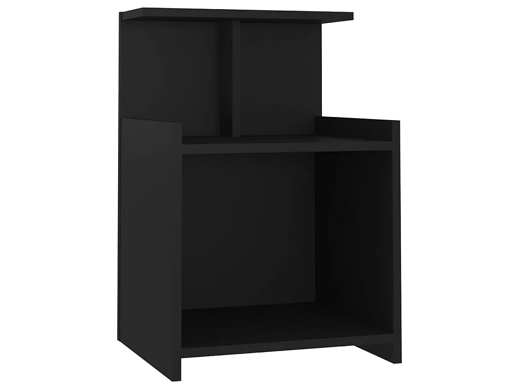 Nachttisch Nachtschrank Schwarz 40x35x60 cm Holzwerkstoff -RN54188