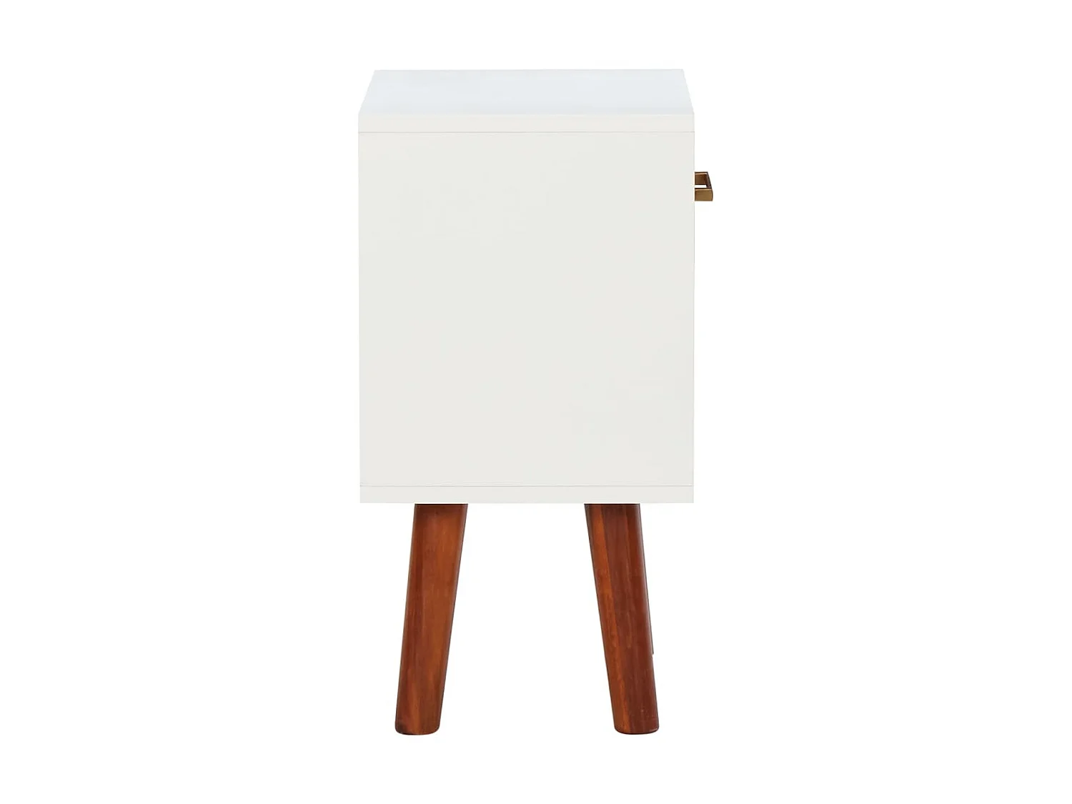 2er-Set Nachttisch Nachtschränke Akazienholz Massiv 40x30x57 cm -RN14647