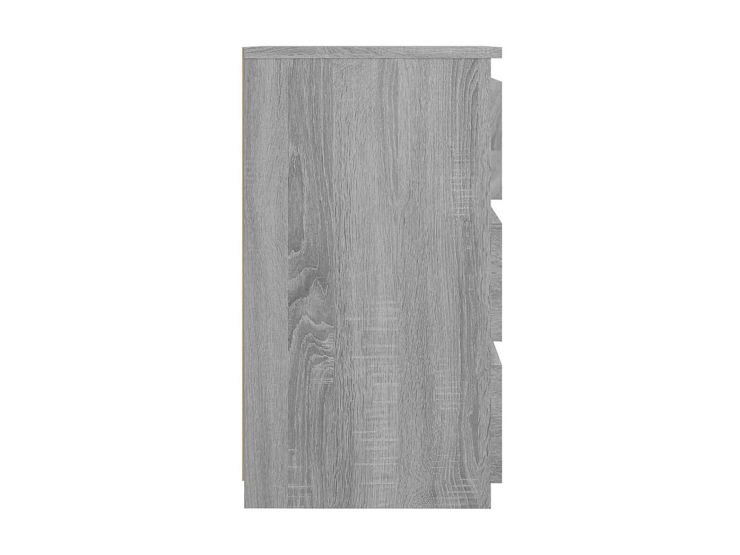 Nachttisch Grau Nachtschrank Sonoma 40x35x62,5 cm Holzwerkstoff -RN90060