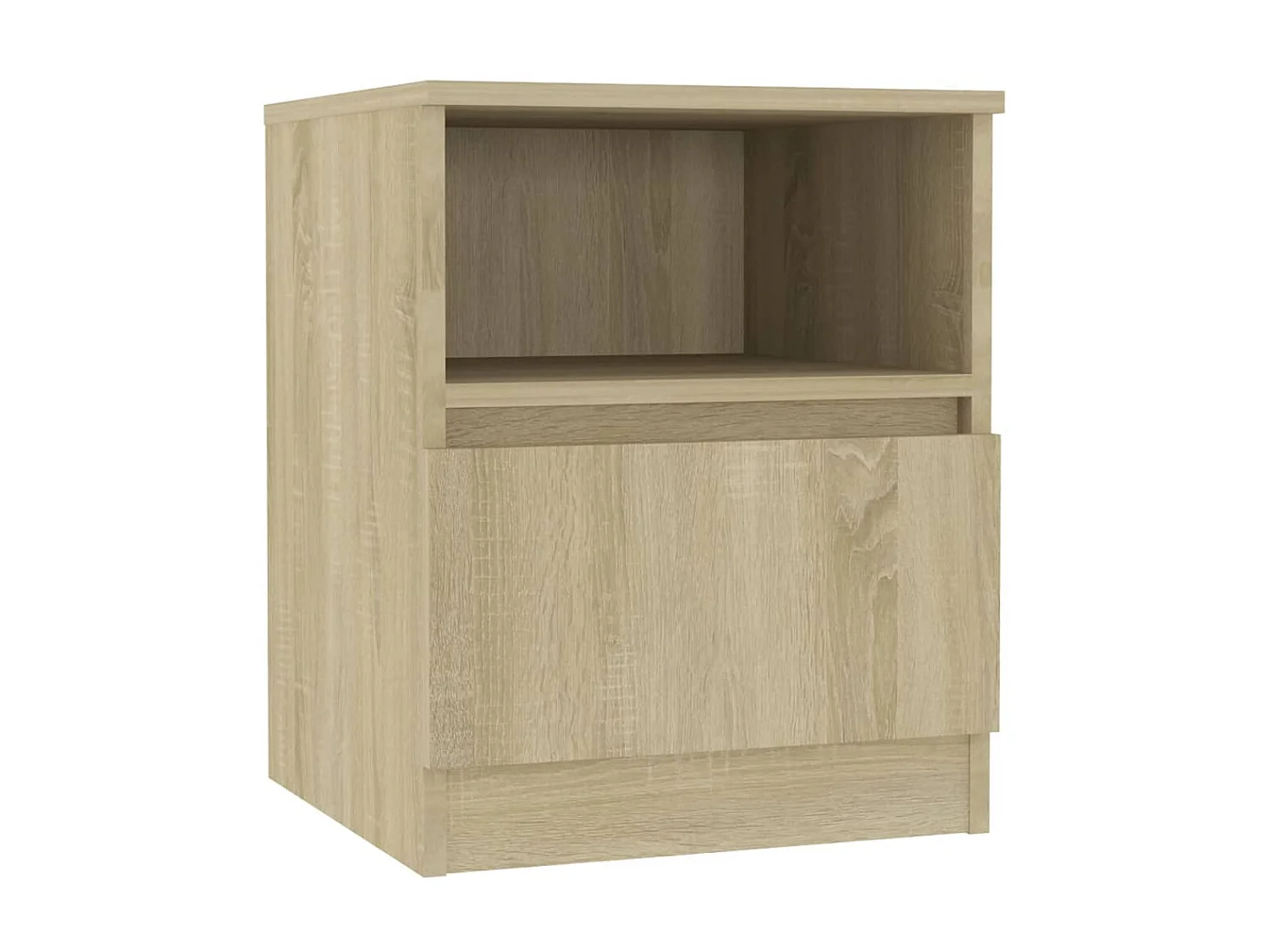 2er-Set Nachttische Nachtschrank Sonoma-Eiche 40x40x50 cm Holzwerkstoff -RN59739