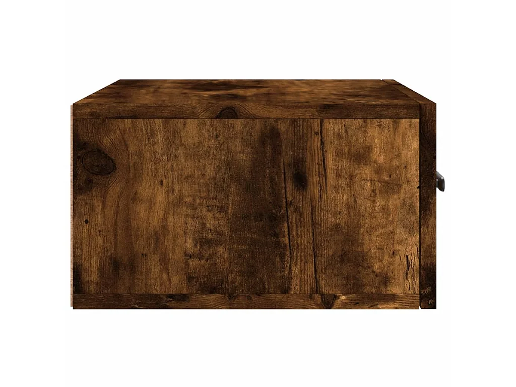 Wand-Nachttisch Nachtschrank Räuchereiche 35x35x20 cm -RN51562