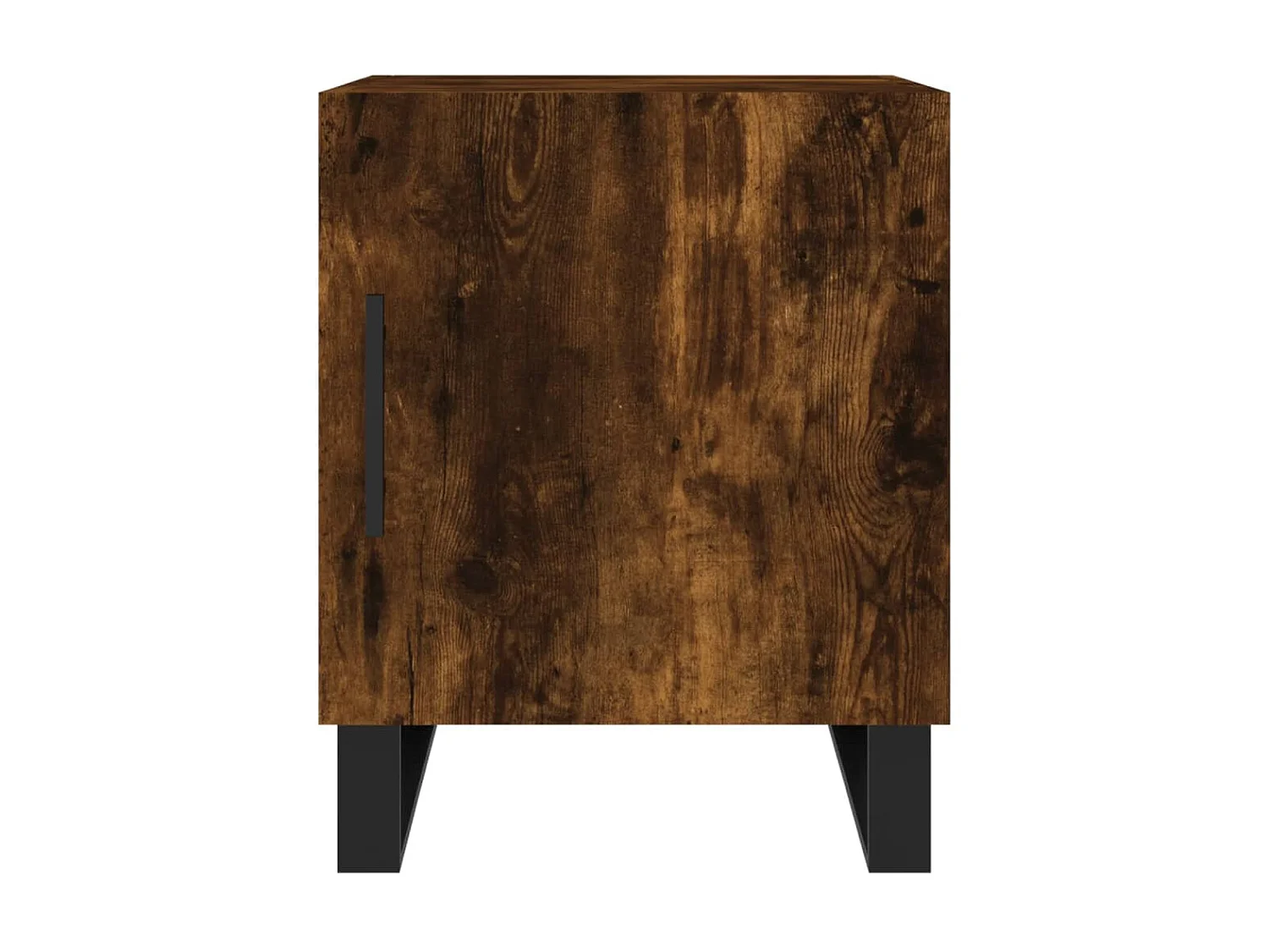 2er-Set Nachttische Nachtschrank Räuchereiche 40x40x50 cm Holzwerkstoff -RN55715