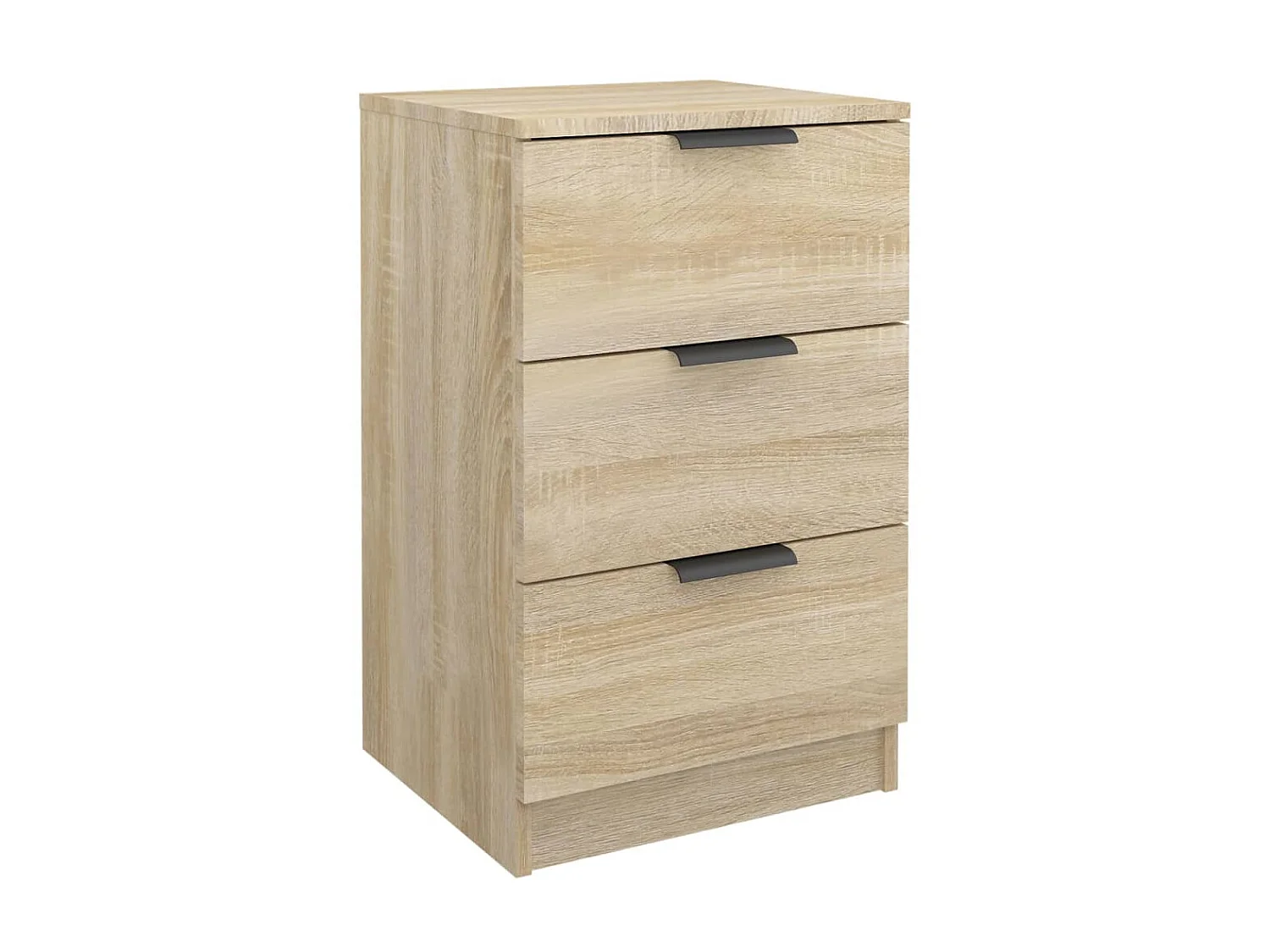 2er-Set Nachttische Nachtschrank Sonoma-Eiche 40x36x65 cm -RN69781