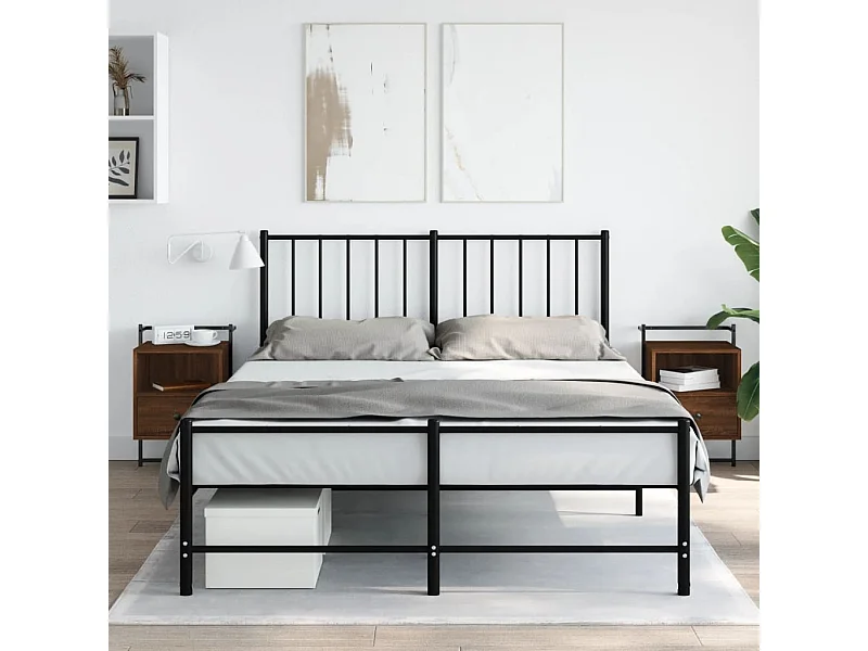 2er-Set Wand-Nachttische Nachtschrank Braun Eiche 40x30x61 cm Holzwerkstoff -RN57376