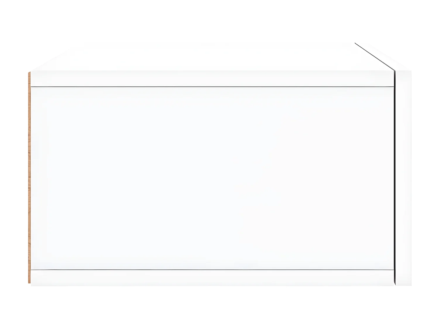 Wand-Nachttisch Nachtschrank Weiß 35x35x20 cm -RN32869