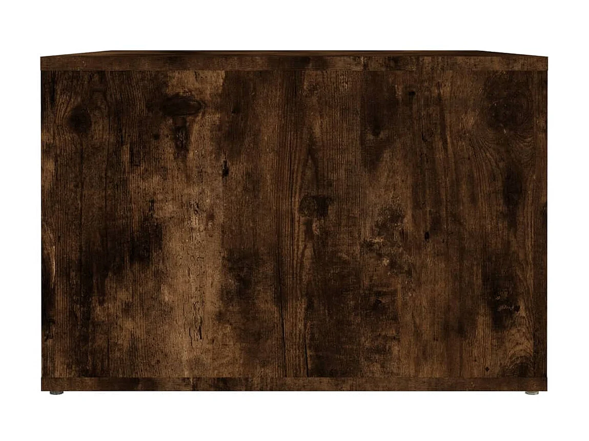 Nachttisch Nachtschrank Räuchereiche 57x55x36 cm Holzwerkstoff -RN46933