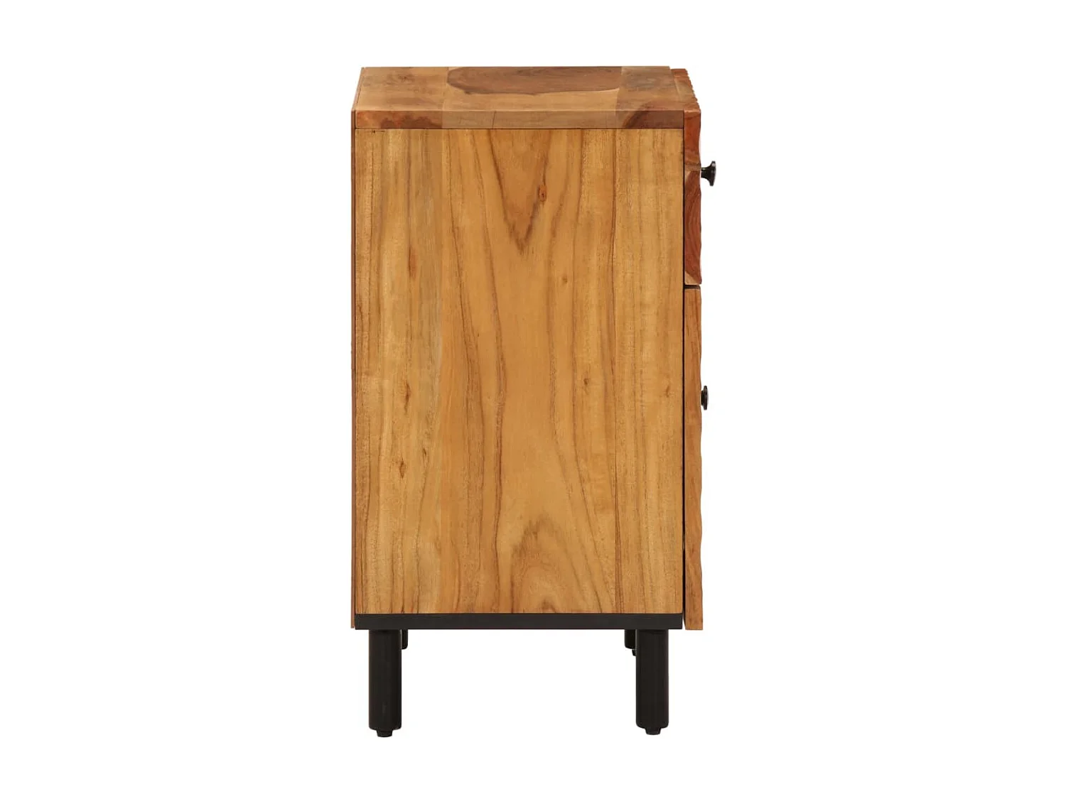 Nachttisch Nachtschrank 50x33x60 cm Massivholz Akazie -RN94177