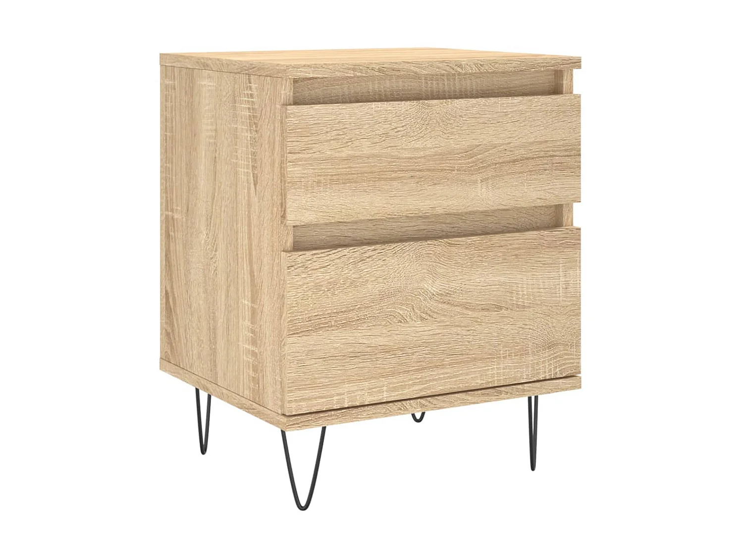 Nachttisch Nachtschrank Sonoma-Eiche 40x35x50 cm Holzwerkstoff -RN31173