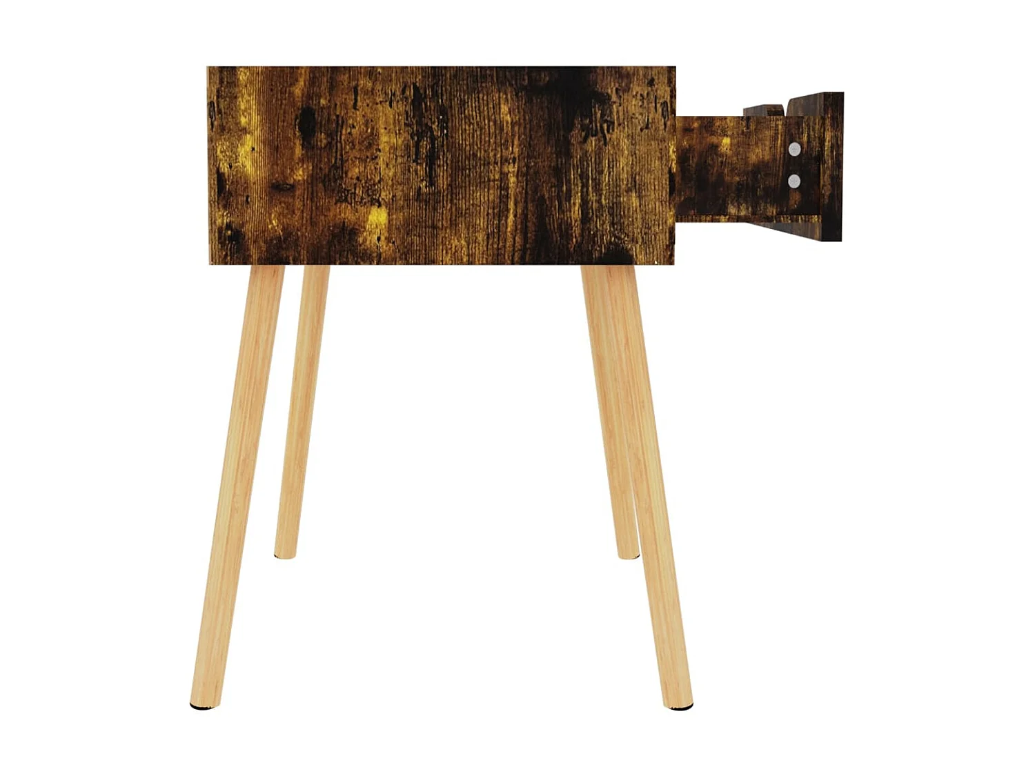 Nachttisch Nachtschrank Räuchereiche 40x40x56 cm Holzwerkstoff -RN86055