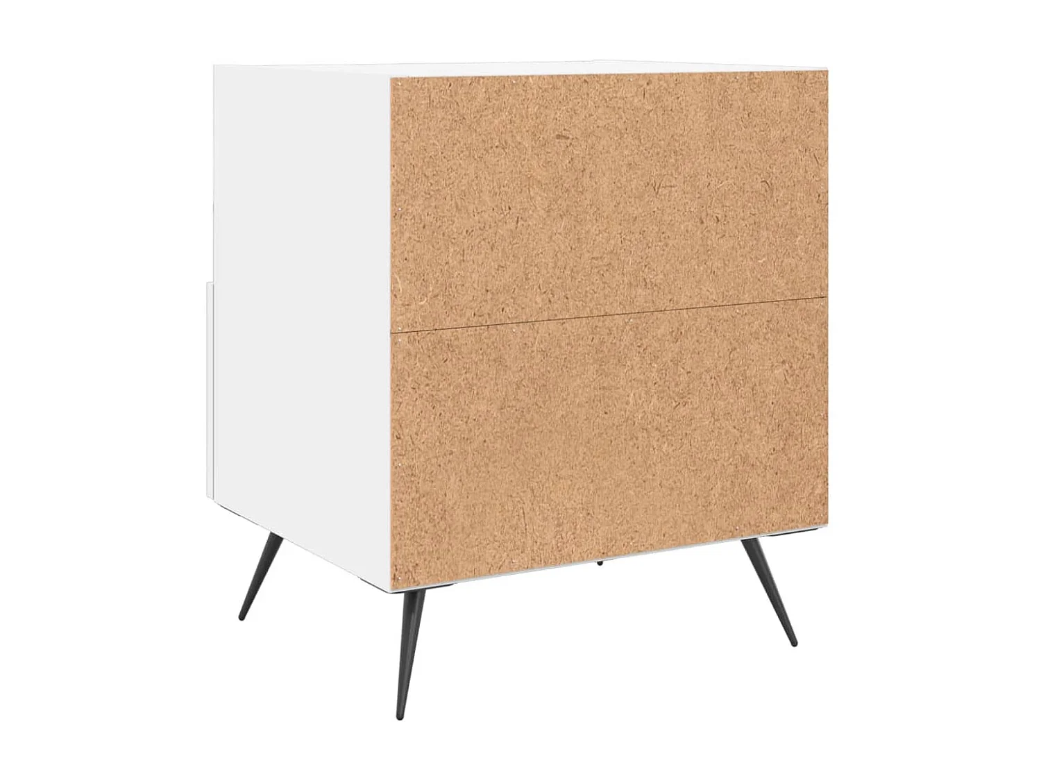 Nachttisch Nachtschrank Weiß 40x35x47,5 cm Holzwerkstoff -RN78802