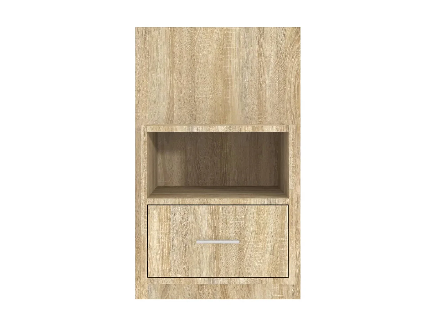 2er-Set Wand-Nachttische Nachtschrank Sonoma-Eiche -RN27801