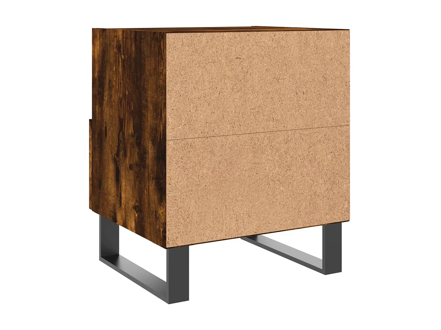 Nachttisch Nachtschrank Räuchereiche 40x35x47,5 cm Holzwerkstoff -RN33885