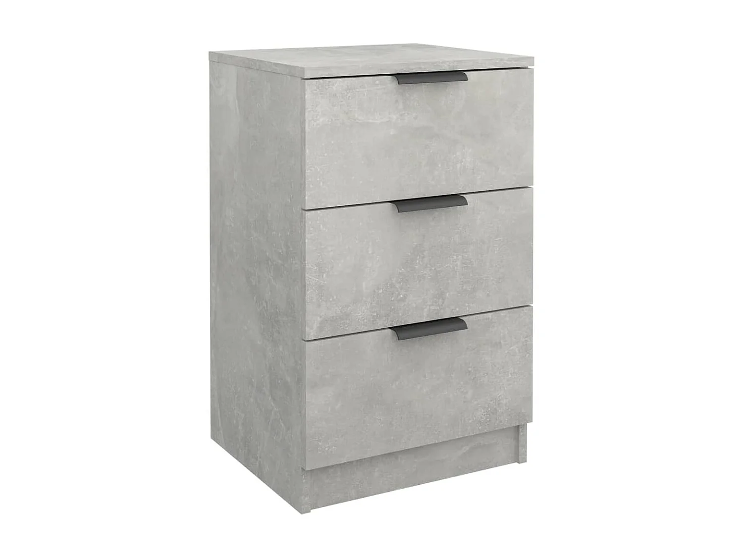 2er-Set Nachttische Nachtschrank Betongrau 40x36x65 cm -RN75361