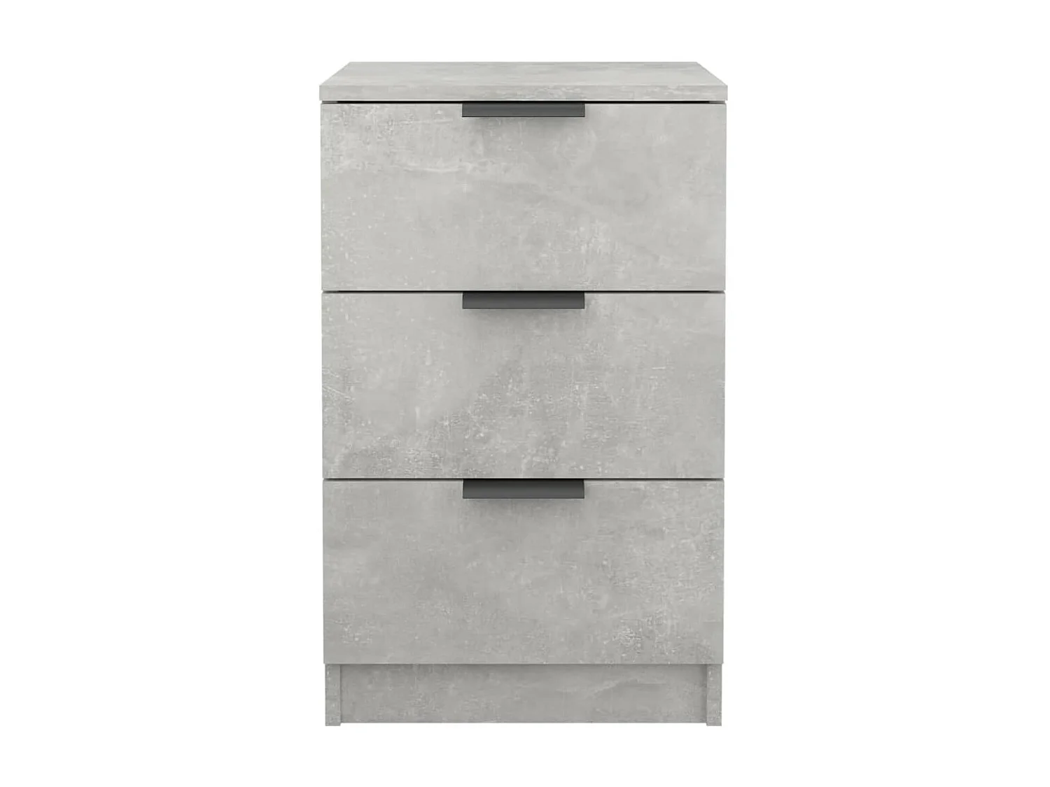 2er-Set Nachttische Nachtschrank Betongrau 40x36x65 cm -RN75361