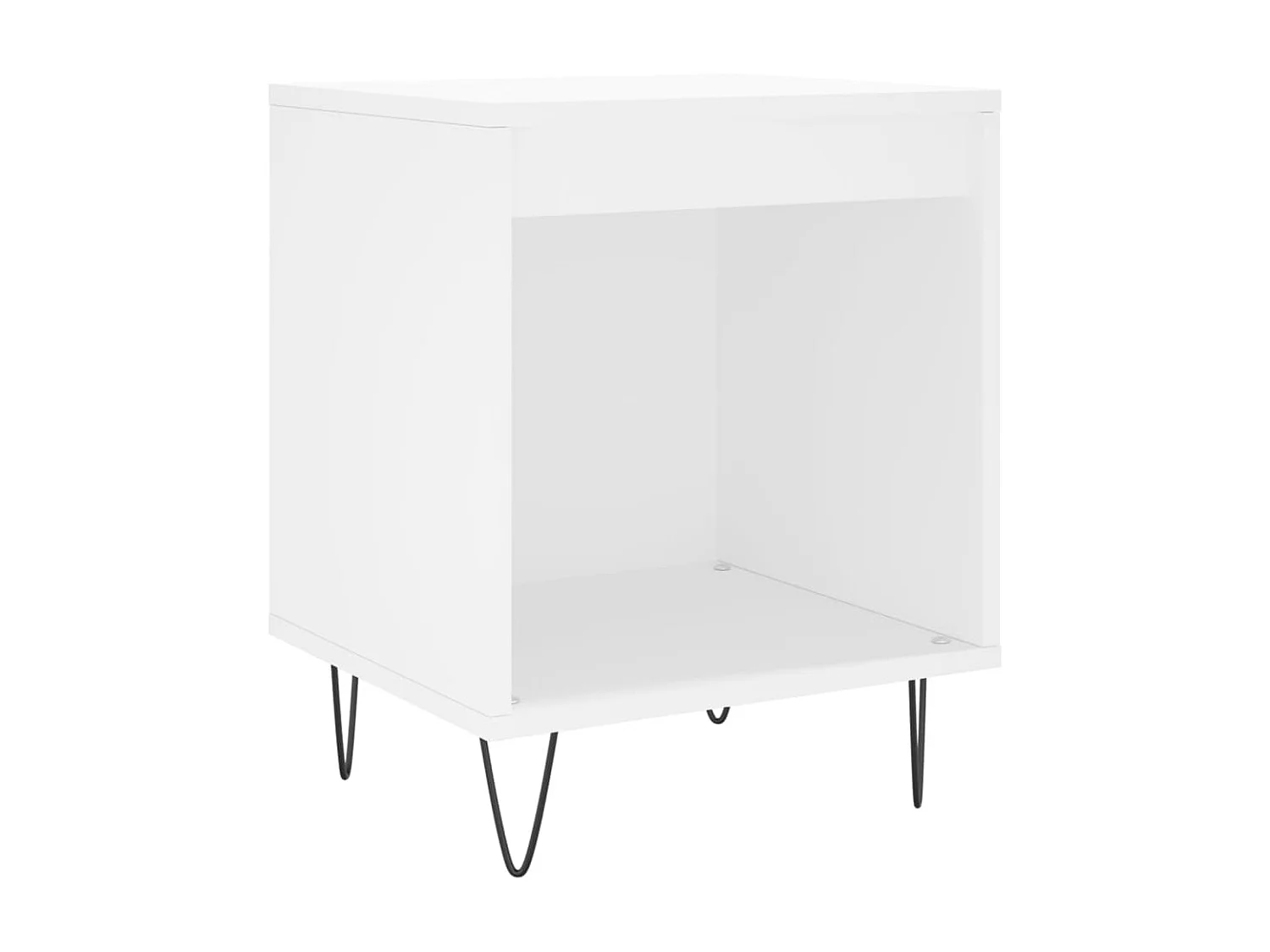 2er-Set Nachttische Nachtschrank Weiß 40x35x50 cm Holzwerkstoff -RN84250