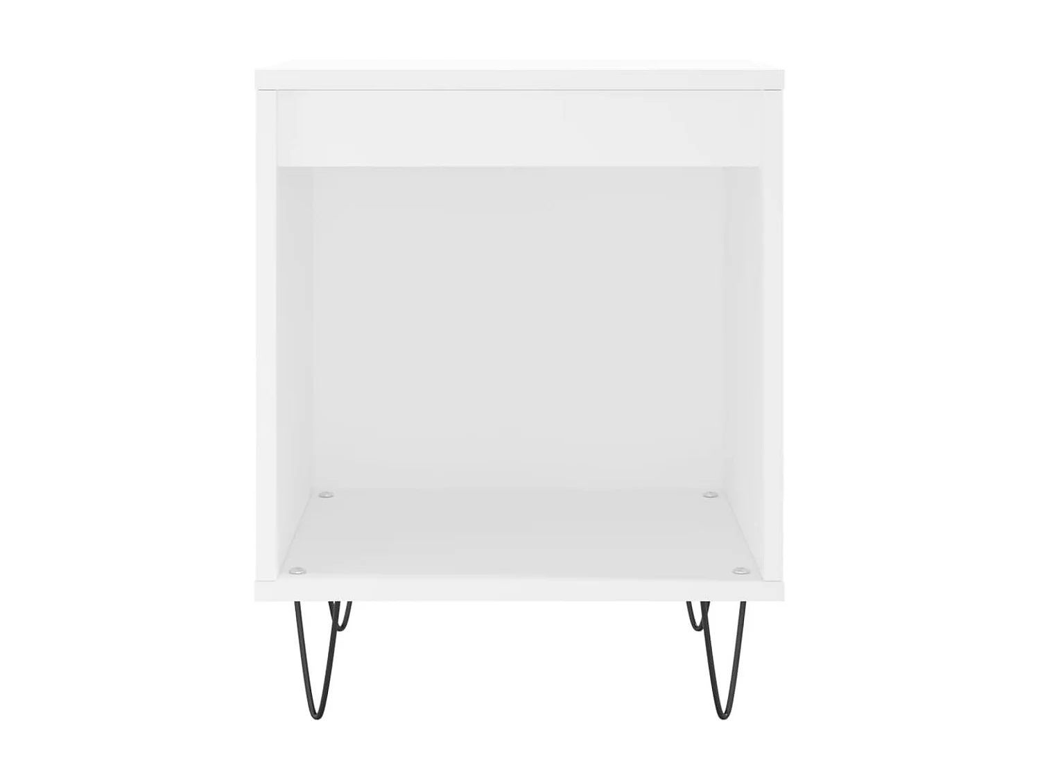 2er-Set Nachttische Nachtschrank Weiß 40x35x50 cm Holzwerkstoff -RN84250