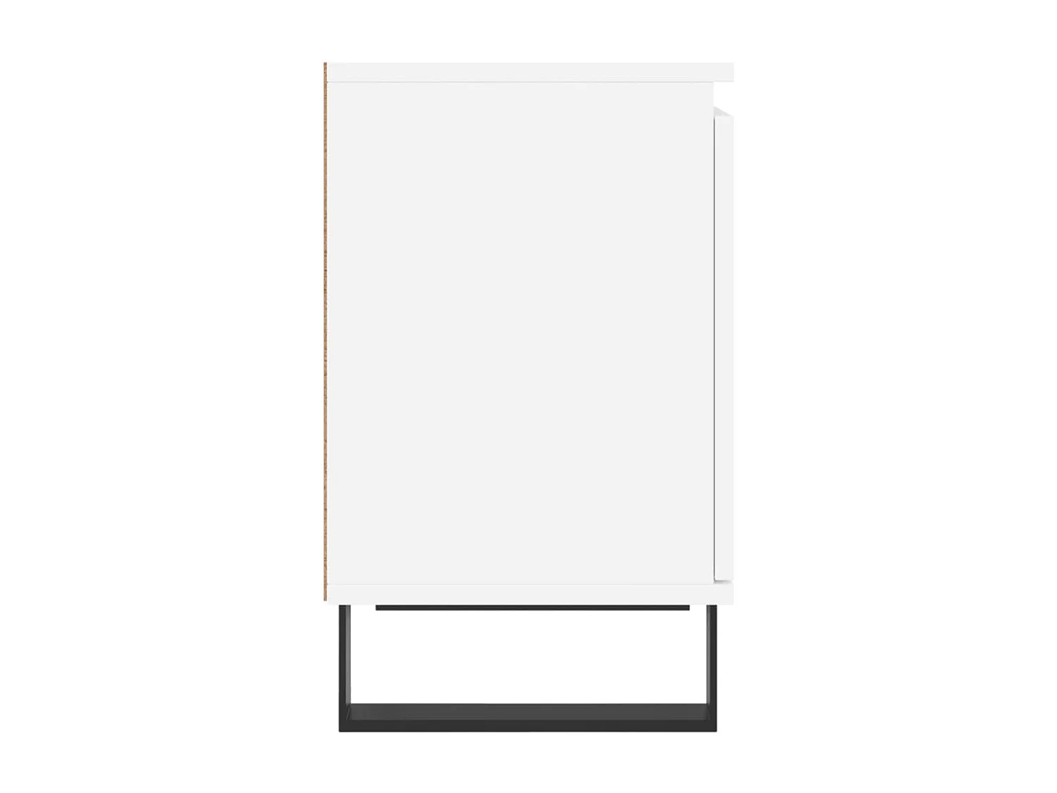 2er-Set Nachttische Nachtschrank Weiß 40x30x50 cm Holzwerkstoff -RN79680