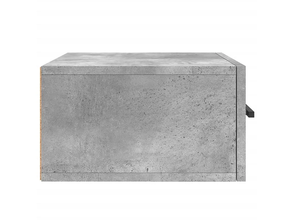 Wand-Nachttisch Betongrau Nachtschrank 35x35x20 cm -RN87411