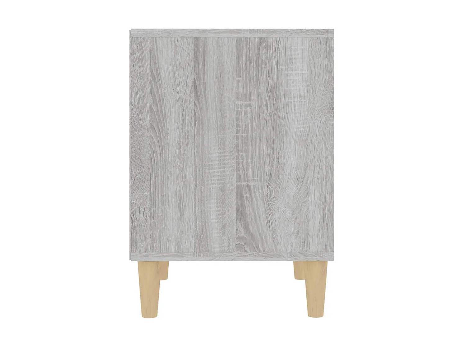 2er-Set Nachttische Nachtschrank Grau Sonoma 40x35x50 cm -RN95714