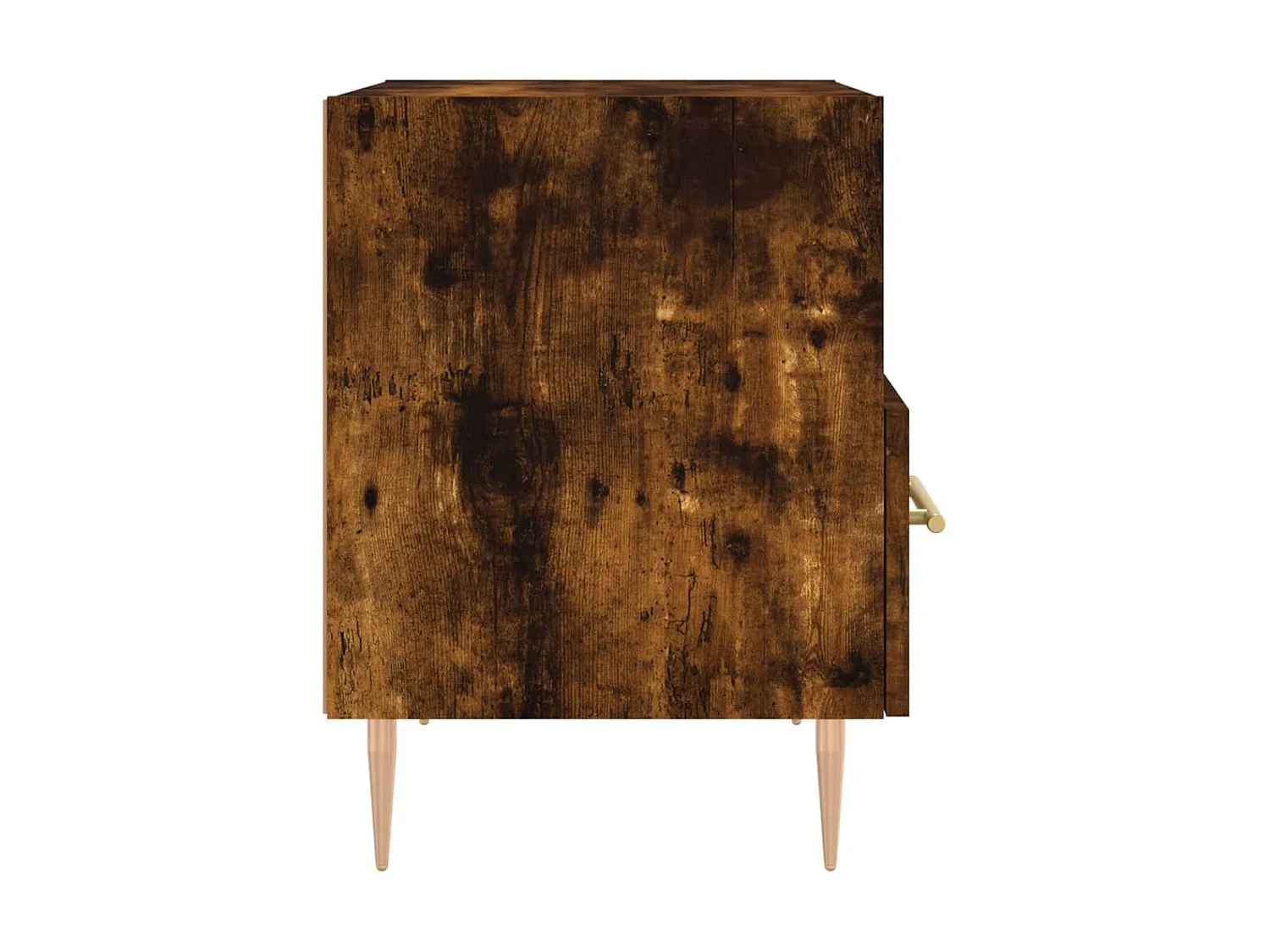 Nachttisch Nachtschrank Räuchereiche 40x35x47,5 cm Holzwerkstoff -RN27655