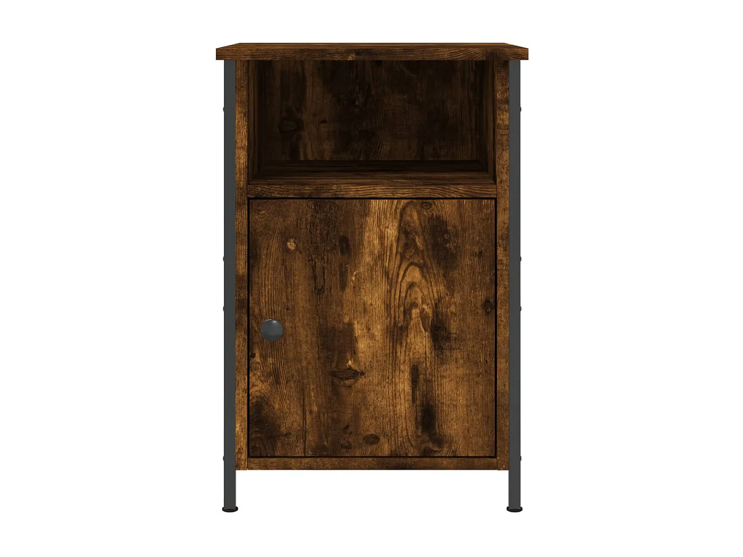 Nachttisch Nachtschrank Räuchereiche 40x42x60 cm Holzwerkstoff -RN67762