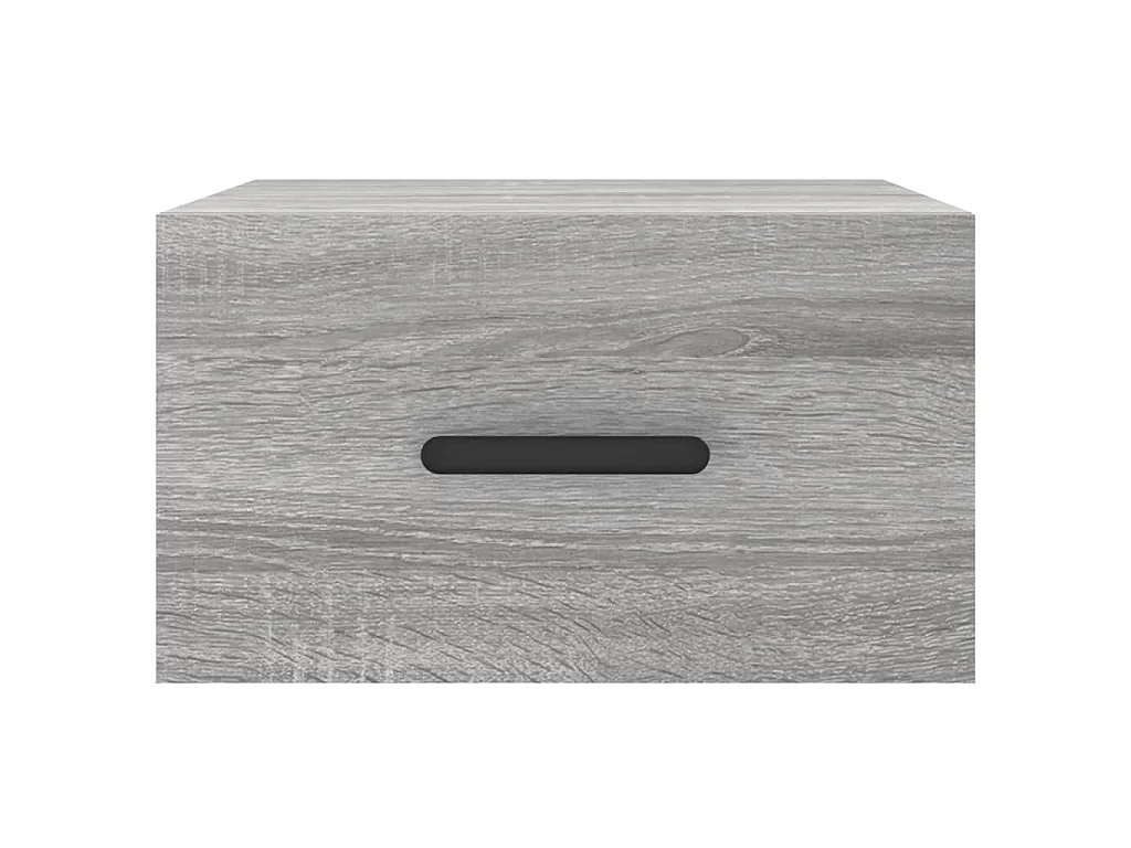 2er-Set Wand-Nachttische Nachtschrank Grau Sonoma 35x35x20 cm -RN56205