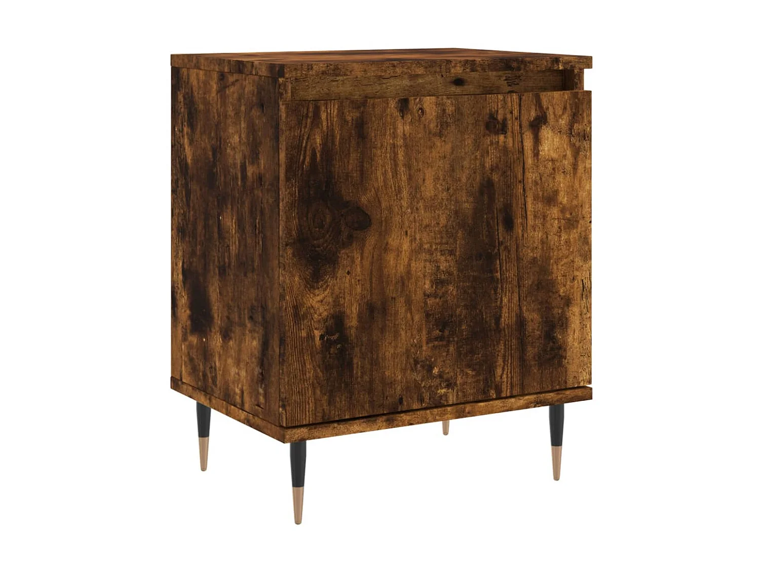 Nachttisch Nachtschrank Räuchereiche 40x30x50 cm Holzwerkstoff -RN88594