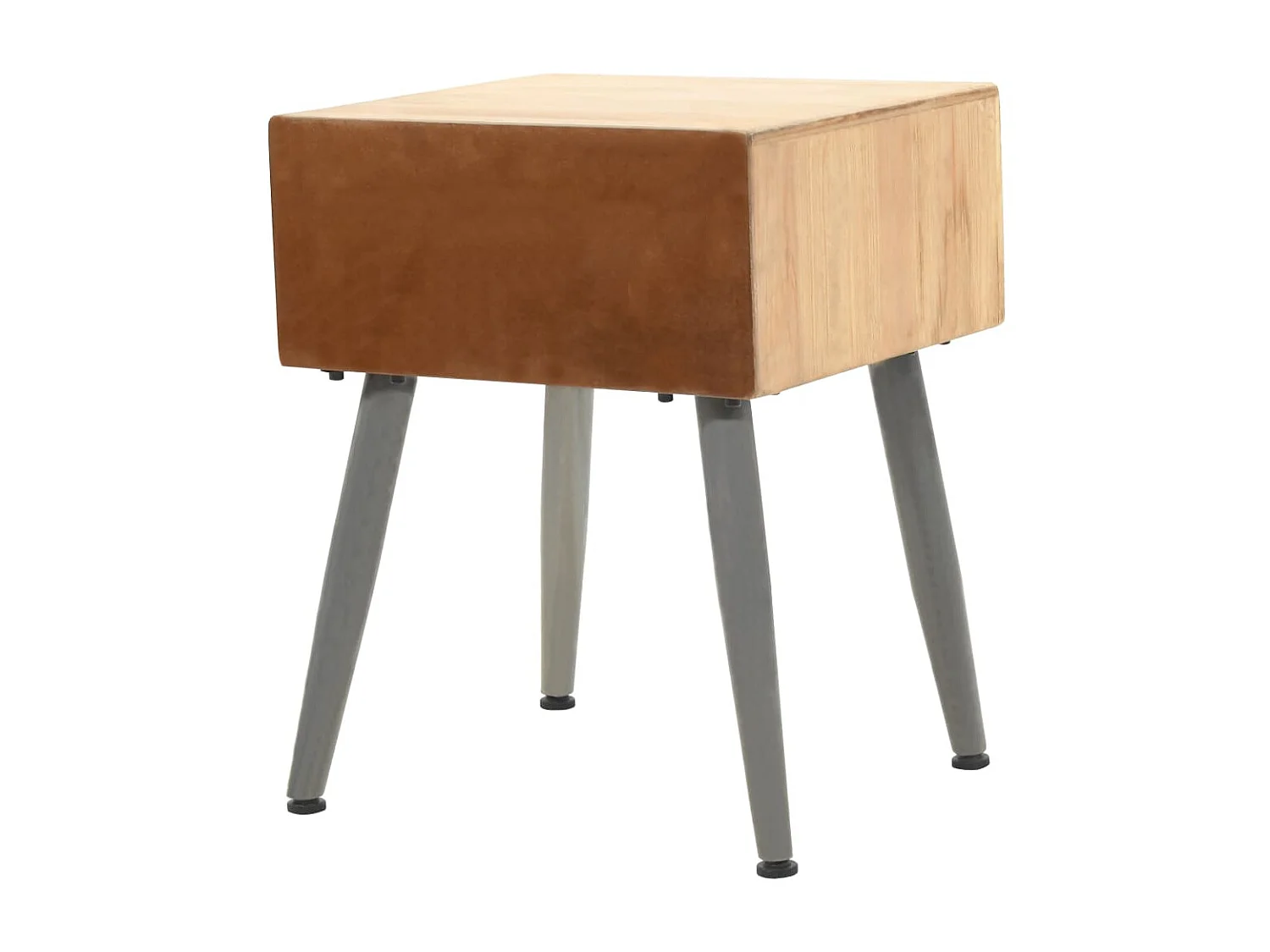 Nachtisch Nachtschrank Tannenholz Massiv 43 × 38 × 50 cm -RN91393