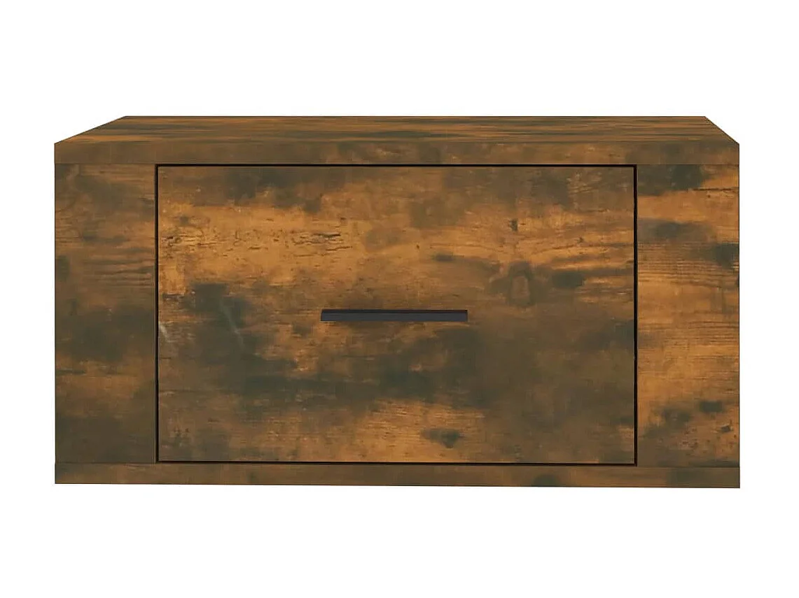 Wand-Nachttisch Nachtschrank Räuchereiche 50x36x25 cm -RN97960