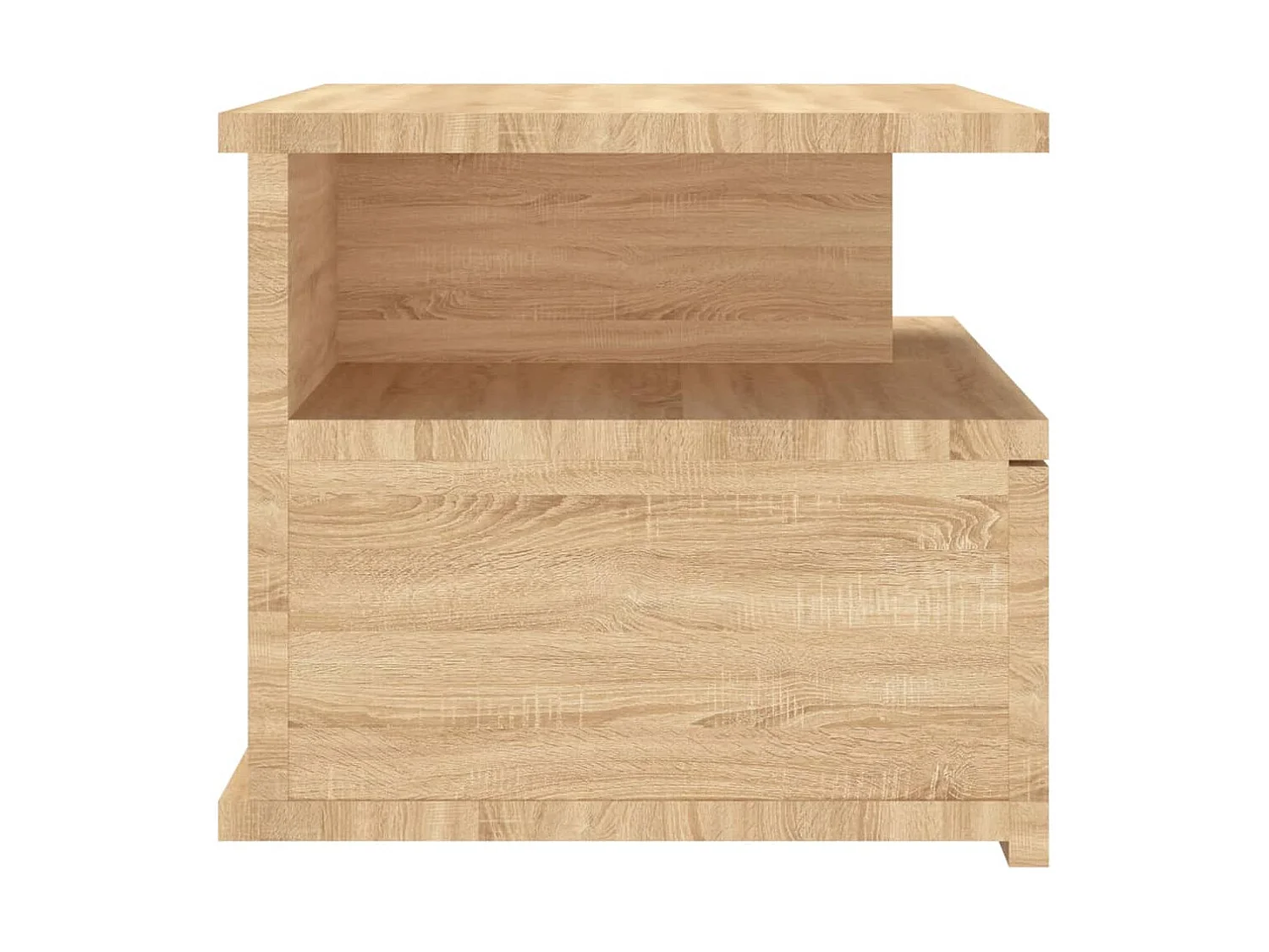 2er-Set Nachttische Nachtschrank Hängend Sonoma-Eiche 40x31x27cm Holzwerkstoff -RN78360