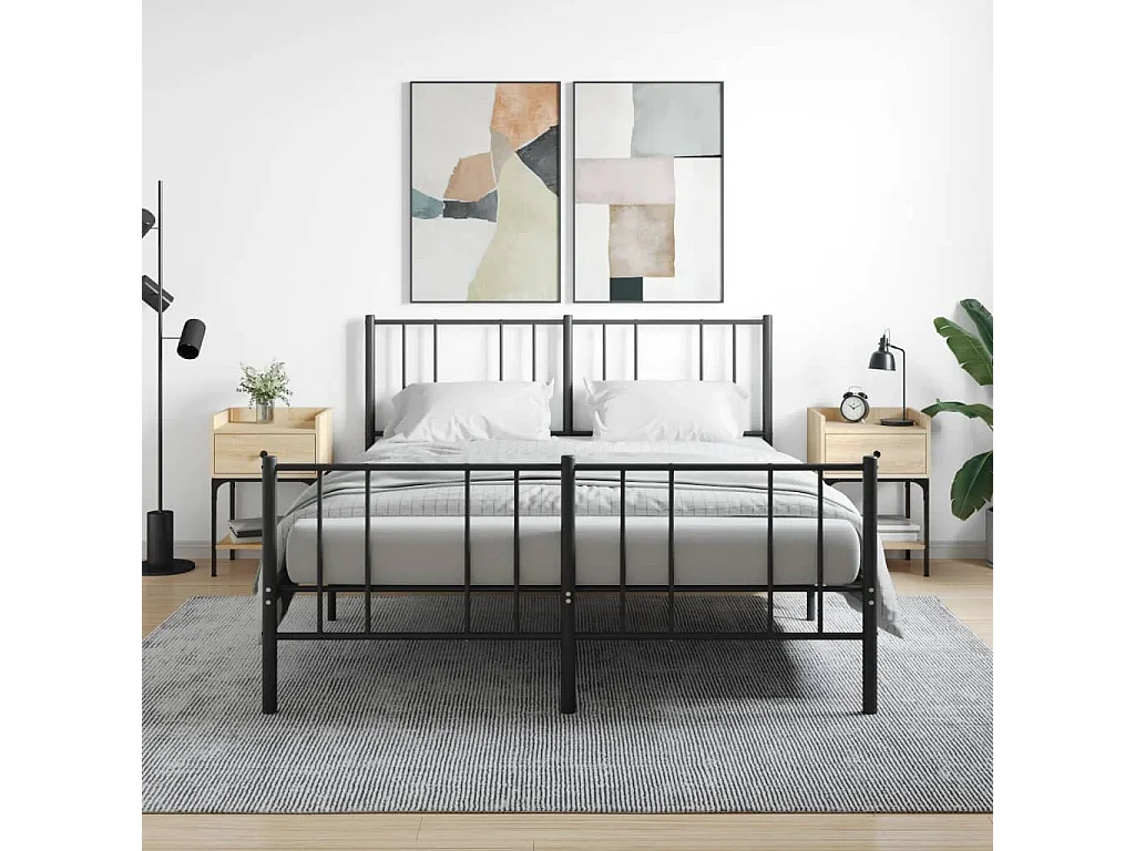 2er-Set Nachttische Nachtschrank Sonoma-Eiche 40,5x31x60 cm Holzwerkstoff -RN24848