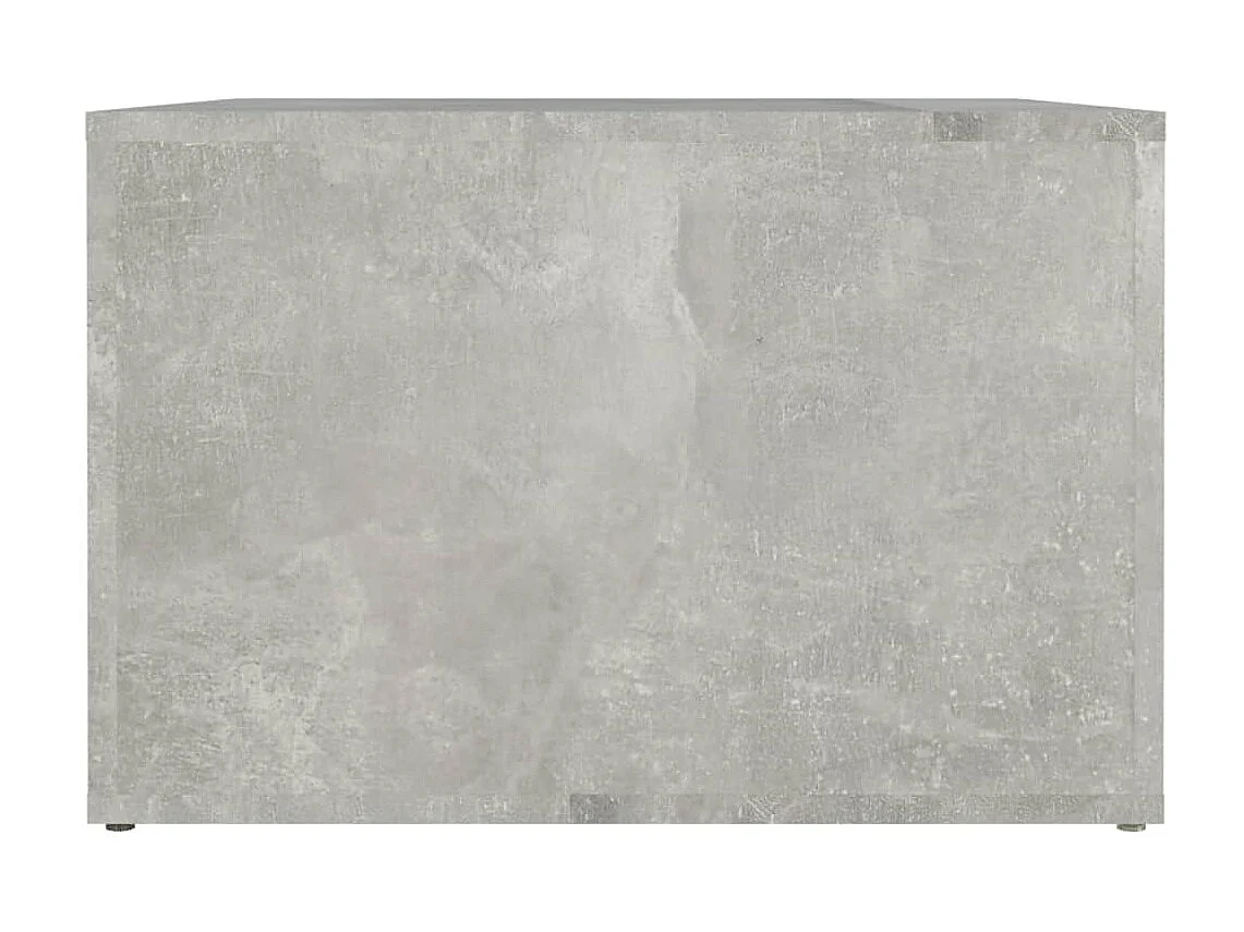 Nachttisch Betongrau Nachtschrank 57x55x36 cm Holzwerkstoff -RN60612