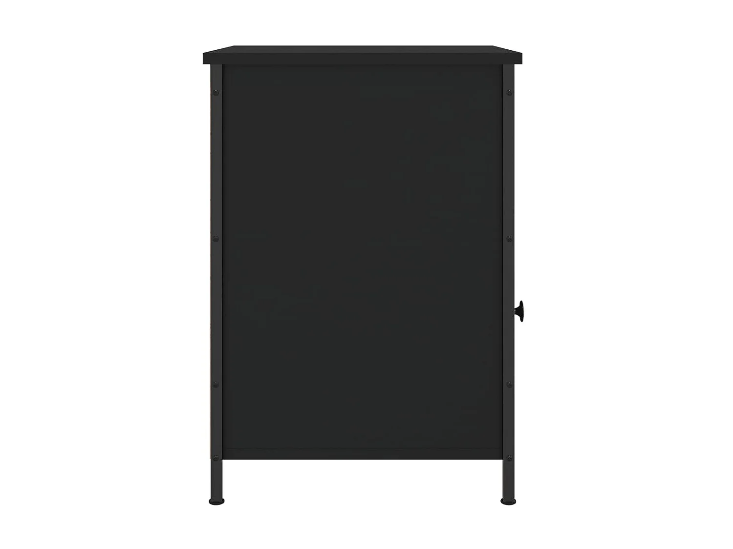 Nachttisch Nachtschrank Schwarz 40x42x60 cm Holzwerkstoff -RN78255