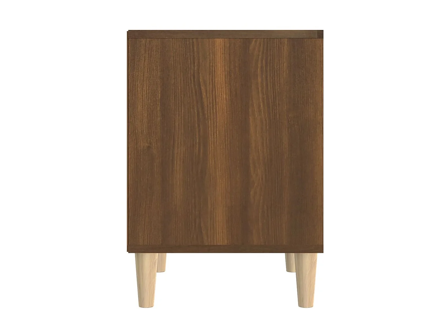 Nachttisch Nachtschrank Braun Eichen-Optik 40x35x50 cm -RN26692