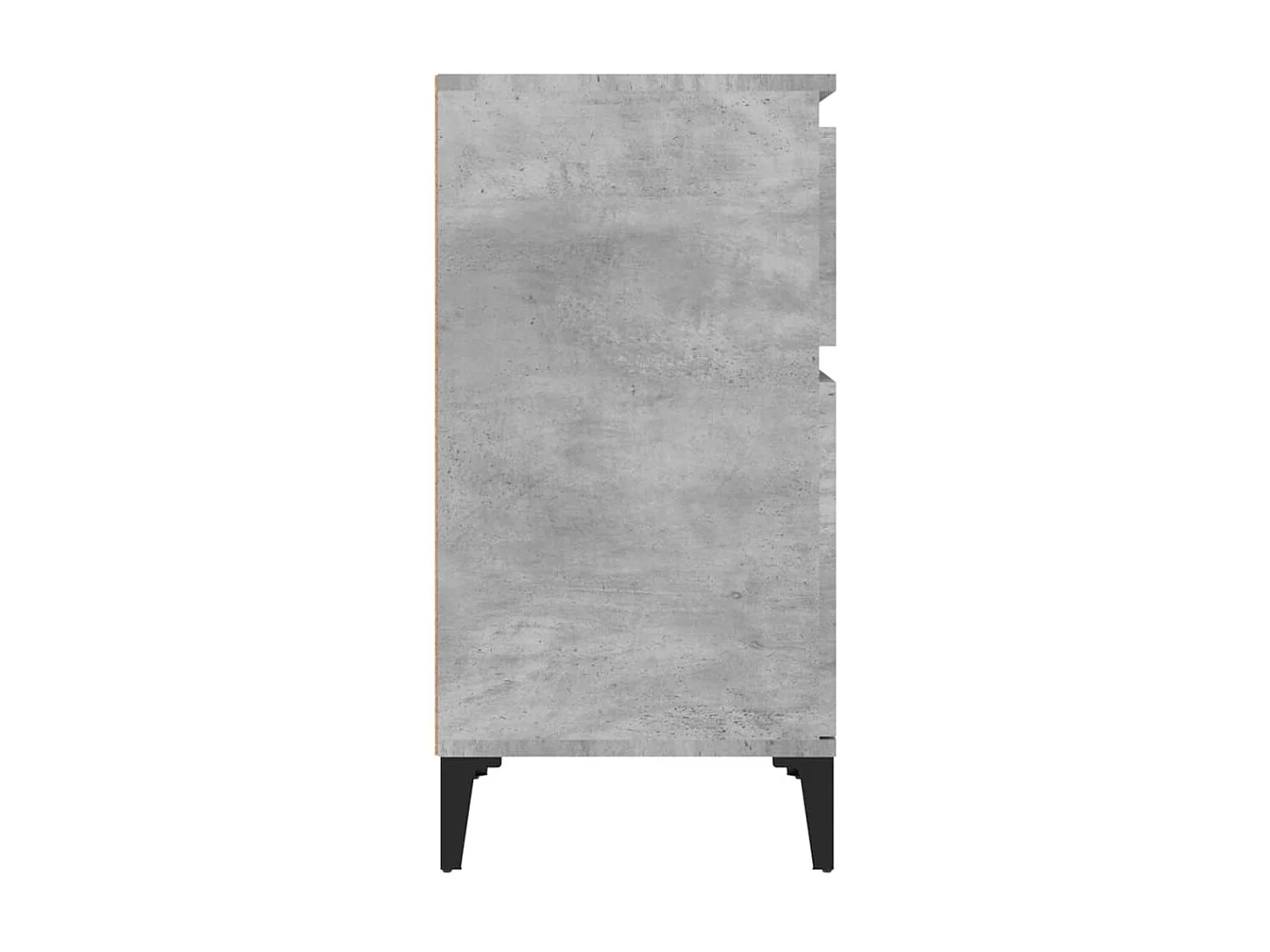 2er-Set Nachttische Nachtschrank Betongrau 40x35x70 cm -RN79654