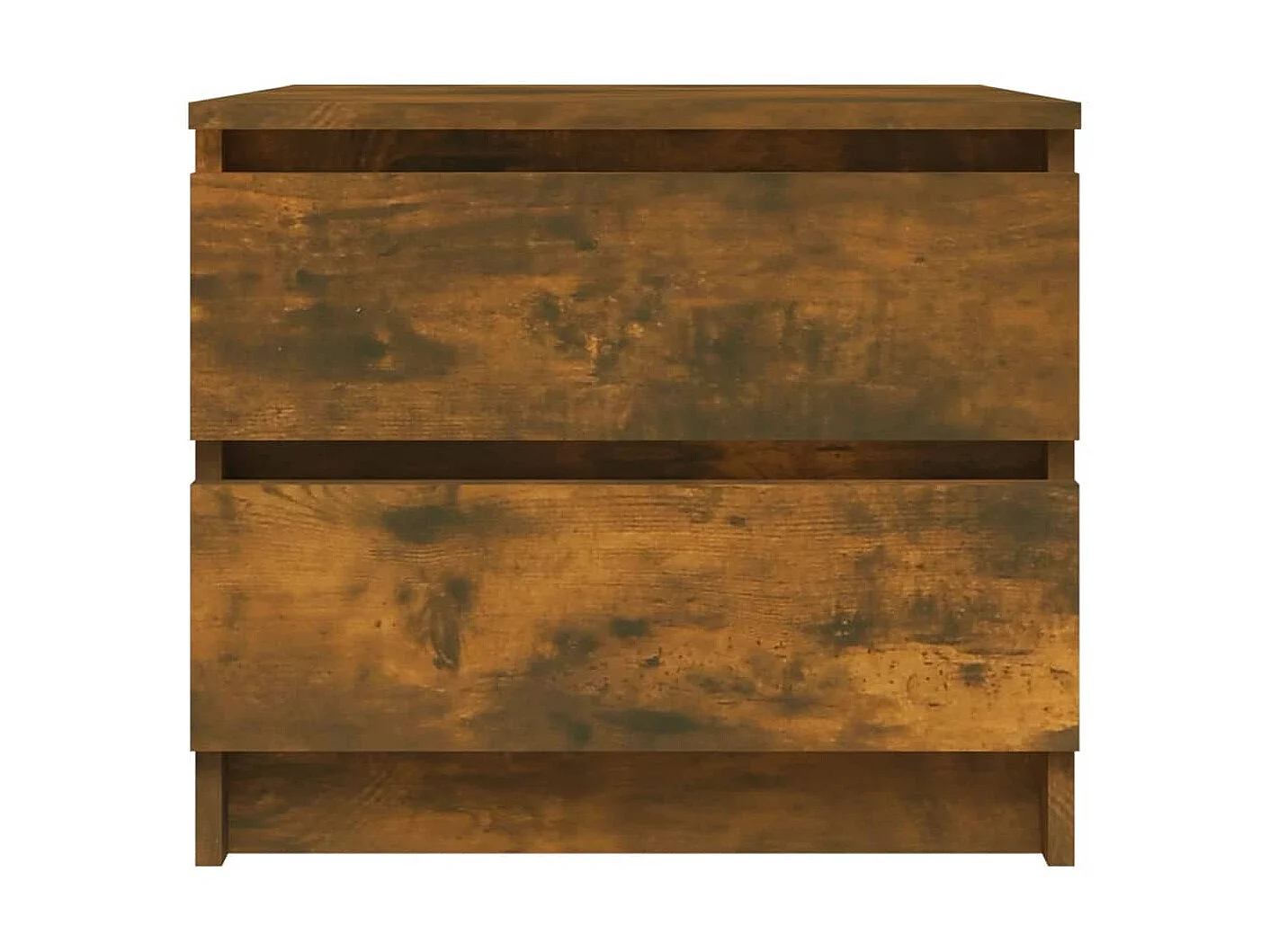 Nachttisch Nachtschrank Räuchereiche 50x39x43,5 cm Holzwerkstoff -RN58480