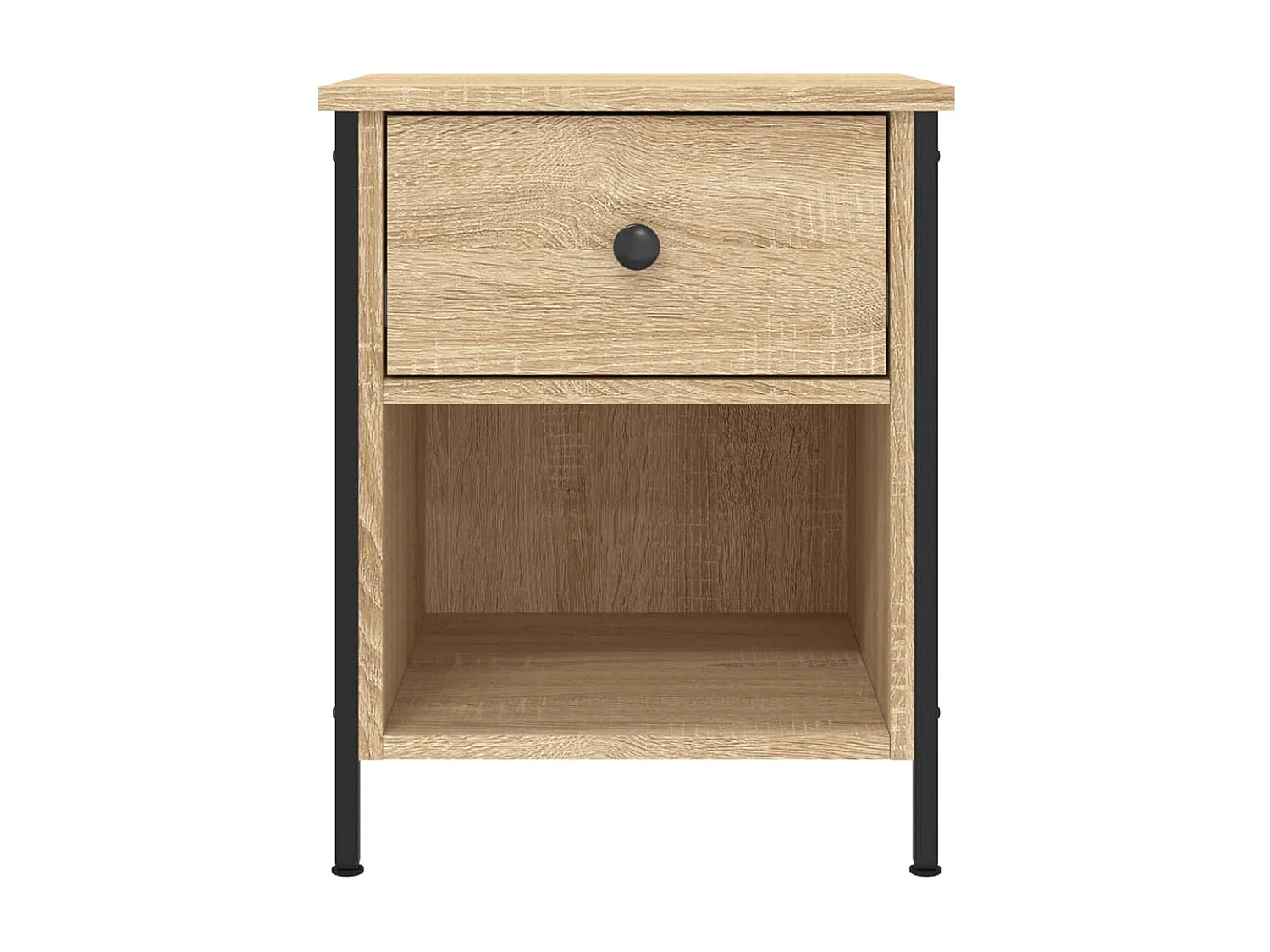 2er-Set Nachttische Nachtschrank Sonoma-Eiche 40x42x50 cm Holzwerkstoff -RN25748