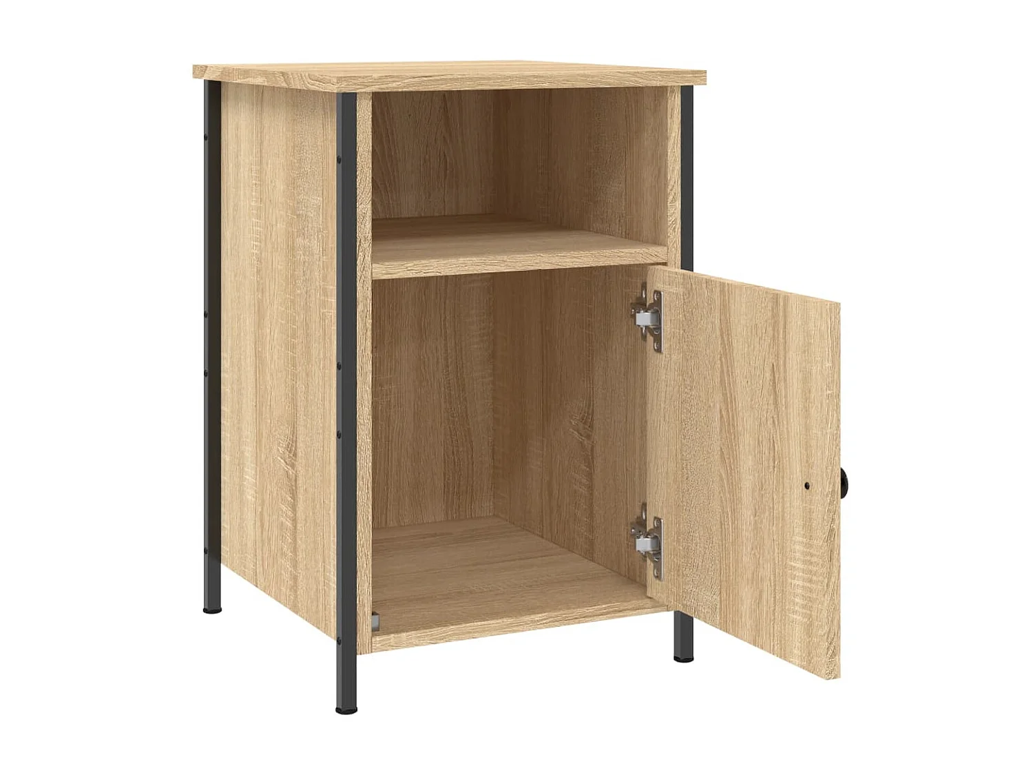 2er-Set Nachttische Nachtschrank Sonoma-Eiche 40x42x60 cm Holzwerkstoff -RN69404