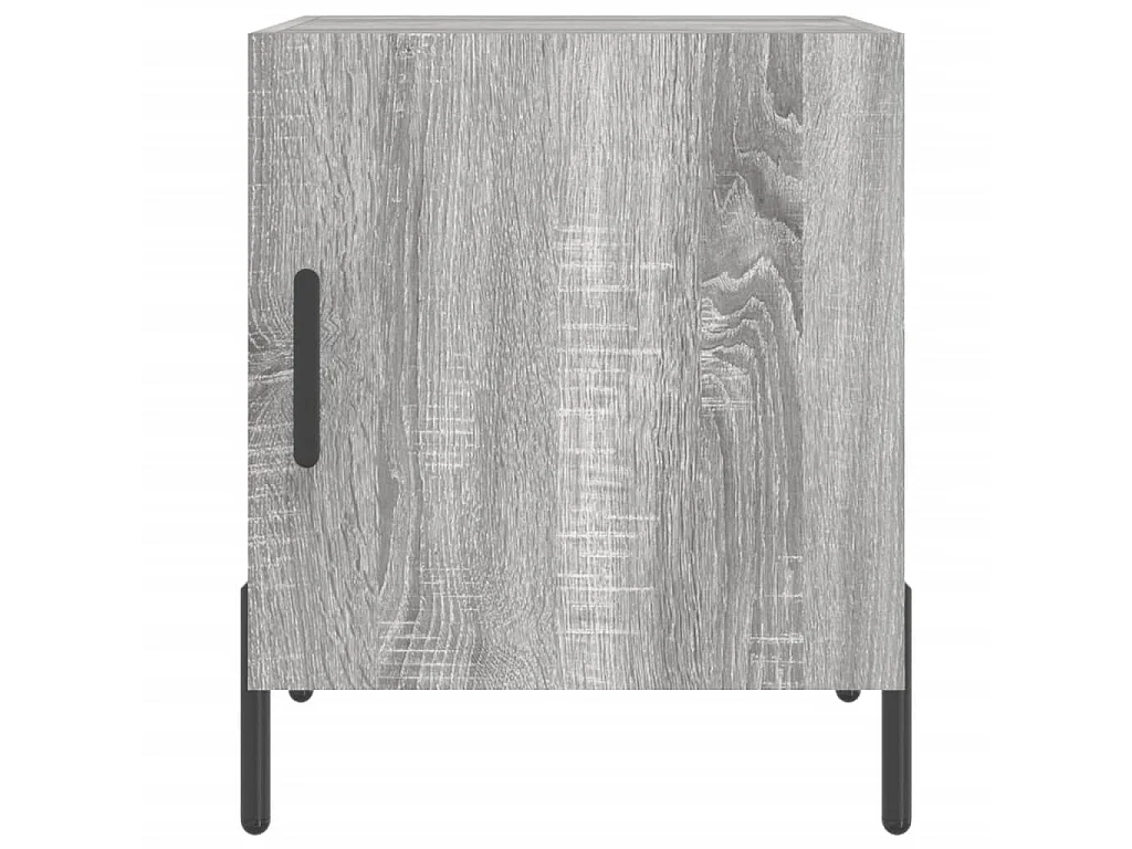 2er-Set Nachttische Nachtschrank Grau Sonoma 40x40x50 cm Holzwerkstoff -RN94398