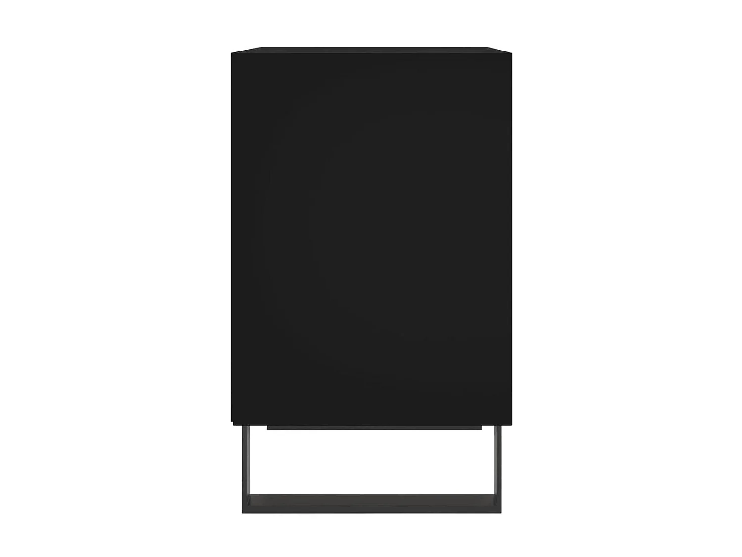 Nachttisch Nachtschrank Schwarz 40x30x50 cm Holzwerkstoff -RN44611