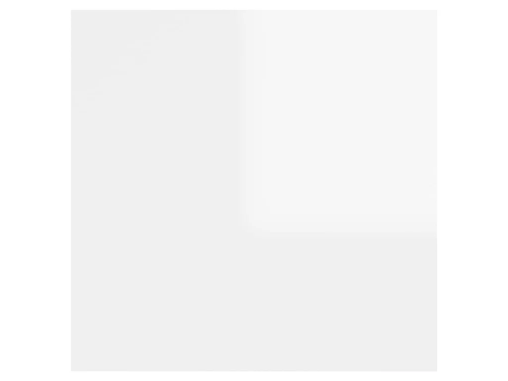 Nachttisch Nachtschrank Hochglanz-Weiß 30,5x30x30 cm Holzwerkstoff -RN60064