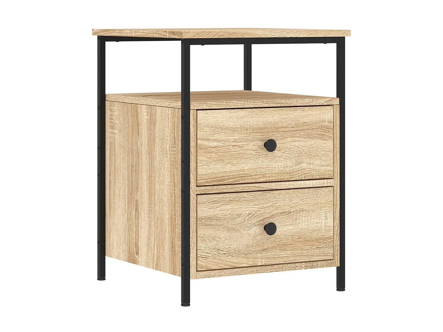 Nachttisch Nachtschrank Sonoma-Eiche 44x45x60 cm Holzwerkstoff -RN10495