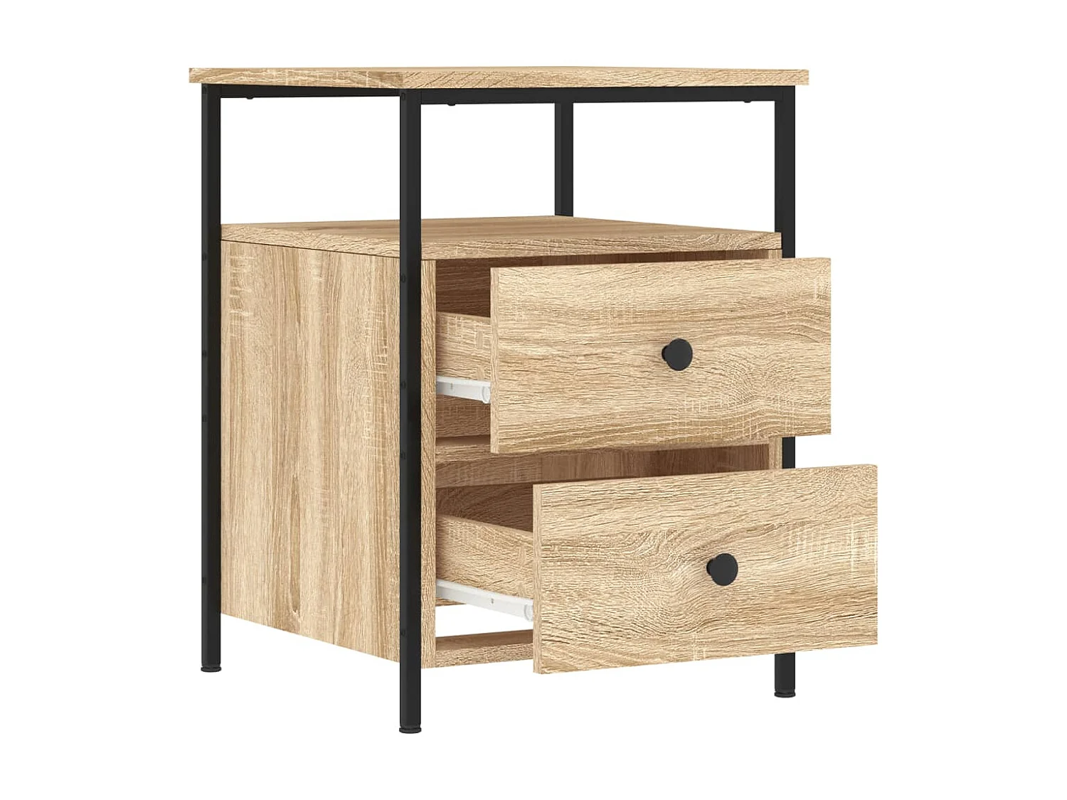 Nachttisch Nachtschrank Sonoma-Eiche 44x45x60 cm Holzwerkstoff -RN10495